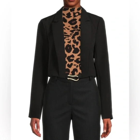 Laundry by Shelli Segal NWT Cropped Open Front Blazer - Picture 9 of 9